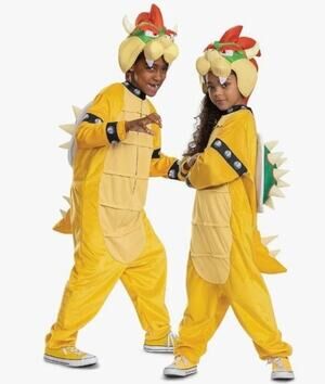 Bowser  Nintendo Super Mario Halloween Child deluxe Costume boy/girl LG  10/12
